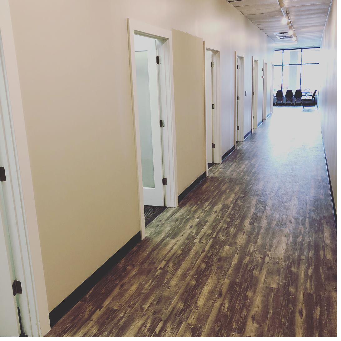 Interior hallway at CSM Mason location