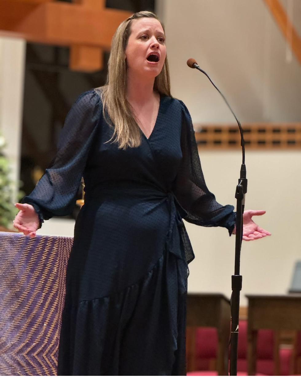 Adult student performing at Cincinnati School of Music recital